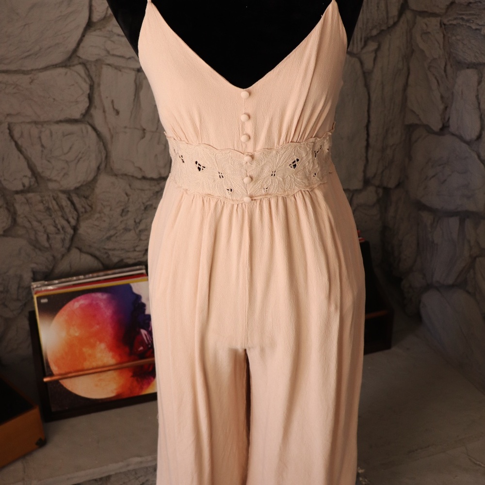 ASOS beige jumpsuit